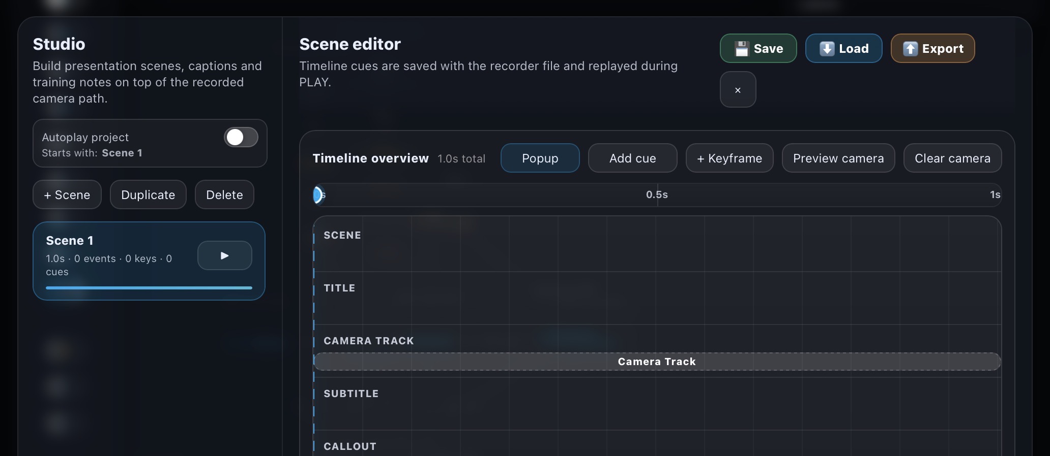Studio walkthroughs preview